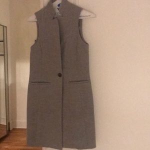 Long grey vest. Like new!